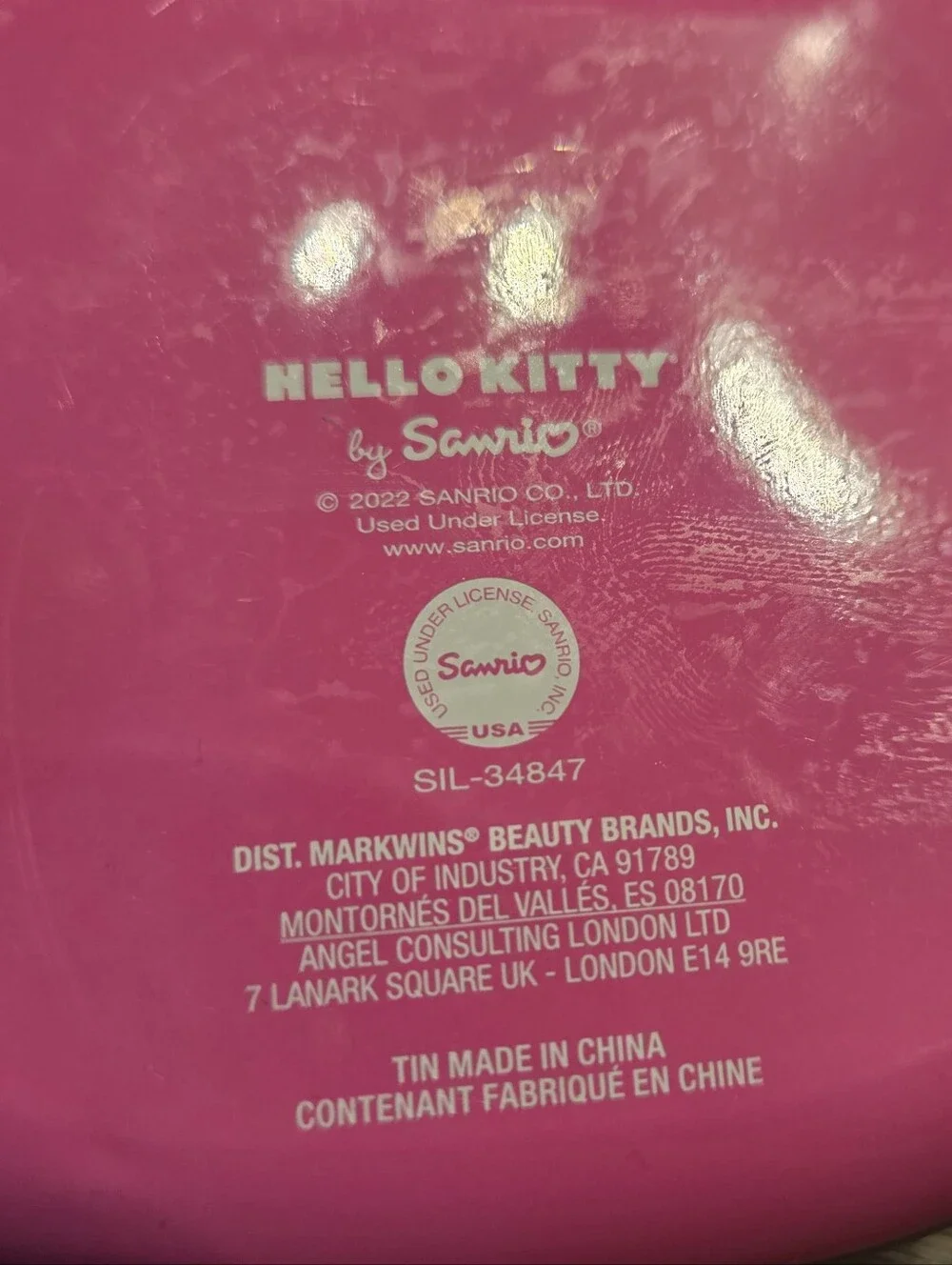 Hello Kitty Sanrio Metal Tin Small Storage Container Empty Collectible 4